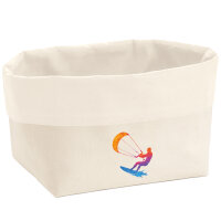 Organizer Kitesurfen bunte Silhouette