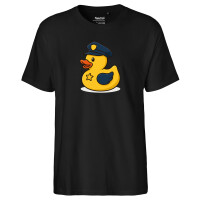 Herren T-Shirt Quietscheente Polizei Comic Gummiente