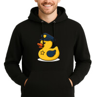 Unisex Hoodie Quietscheente Polizei Comic Gummiente