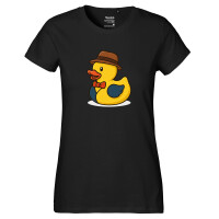 Damen T-Shirt Quietscheente Verkauf Comic Gummiente