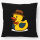 Kissen Quietscheente Verkauf Comic Gummiente 40x40cm
