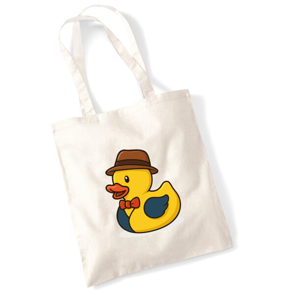 Jutebeutel Quietscheente Verkauf Comic Gummiente 10 Liter