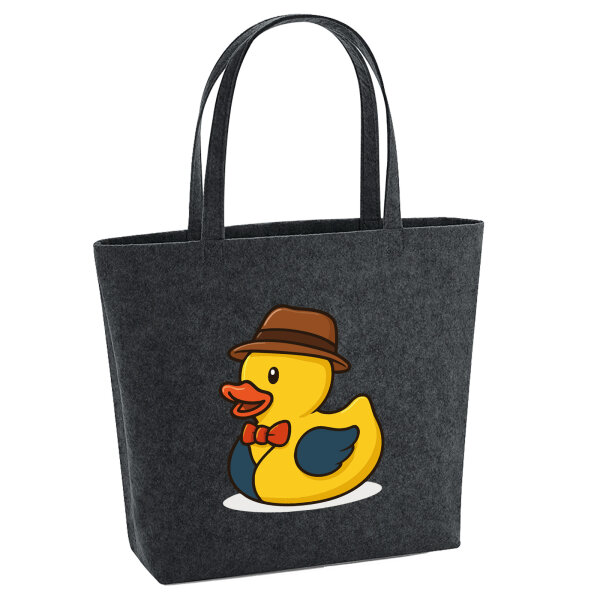 Filz Shopper Quietscheente Verkauf Comic Gummiente 22 Liter