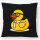 Kissen Quietscheente Büro Comic Gummiente 40x40cm