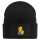 Beanie mit Patch Quietscheente Industrie Comic Gummiente Black