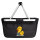 Einkaufskorb faltbar Quietscheente Industrie Comic Gummiente 20 Liter Black