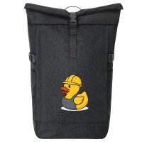 Kurierrucksack Quietscheente Industrie Comic Gummiente...