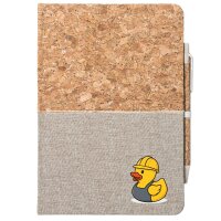 Notizbuch A5 Quietscheente Industrie Comic Gummiente 80...