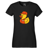 Damen T-Shirt Quietscheente Einzelhandel Comic Gummiente