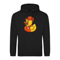 Unisex Hoodie Quietscheente Einzelhandel Comic Gummiente