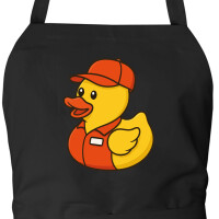 Schürze Quietscheente Einzelhandel Comic Gummiente...