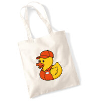Jutebeutel Quietscheente Einzelhandel Comic Gummiente 10...