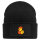 Beanie mit Patch Quietscheente Einzelhandel Comic Gummiente Black