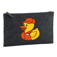 Kulturbeutel Quietscheente Einzelhandel Comic Gummiente 1...