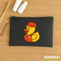 Kulturbeutel Quietscheente Einzelhandel Comic Gummiente 1...