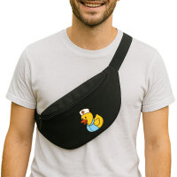 Bauchtasche Quietscheente Altenpflege Comic Gummiente 2,5...