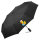 Regenschirm Quietscheente Altenpflege Comic Gummiente 98cm Schwarz