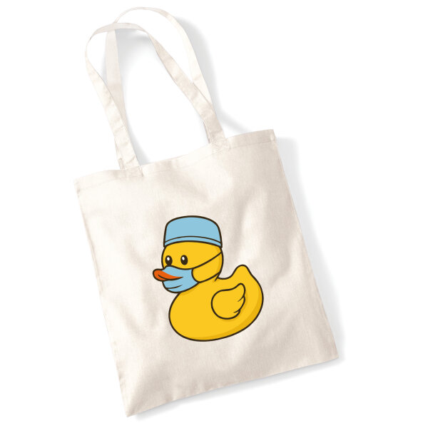 Jutebeutel Quietscheente Gesundheits- und Krankenpflege Comic Gummiente 10 Liter