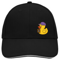 Kappe Quietscheente Erziehung Comic Gummiente