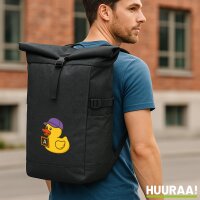 Kurierrucksack Quietscheente Erziehung Comic Gummiente...
