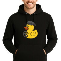 Unisex Hoodie Quietscheente Kraftfahrt Comic Gummiente