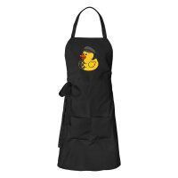 Schürze Quietscheente Kraftfahrt Comic Gummiente mit...