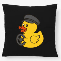 Kissen Quietscheente Kraftfahrt Comic Gummiente 40x40cm