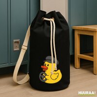 Seesack Quietscheente Kraftfahrt Comic Gummiente 20 Liter...