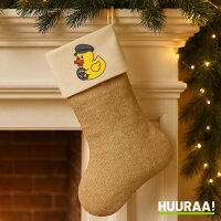 Weihnachtsstrumpf Quietscheente Kraftfahrt Comic...