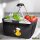 Einkaufskorb faltbar Quietscheente Küche Comic Gummiente 20 Liter Black