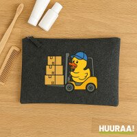 Kulturbeutel Quietscheente Lager Comic Gummiente 1 Liter...