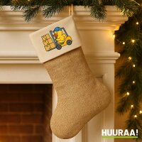 Weihnachtsstrumpf Quietscheente Lager Comic Gummiente...