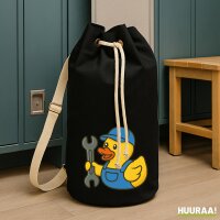 Seesack Quietscheente Mechatronik Comic Gummiente 20...