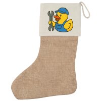 Weihnachtsstrumpf Quietscheente Mechatronik Comic...