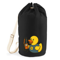 Seesack Quietscheente Elektronik Comic Gummiente 20 Liter...