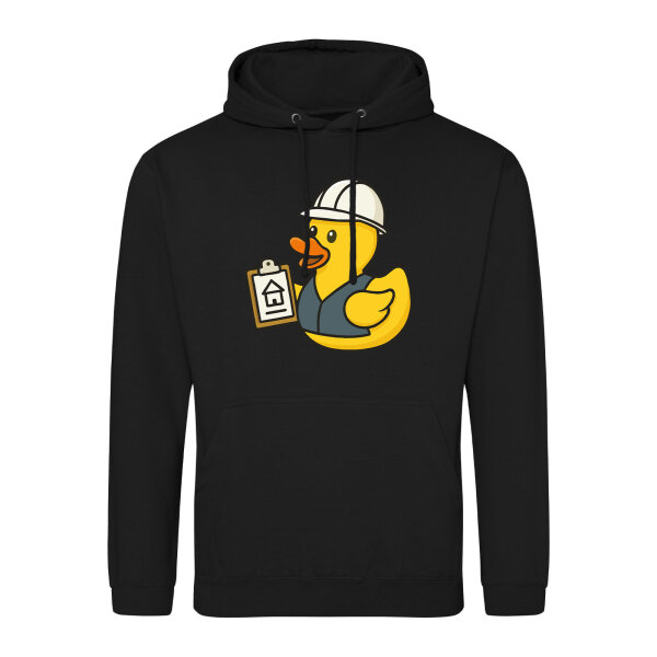 Unisex Hoodie Quietscheente Bauingenieurwesen Comic Gummiente
