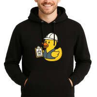 Unisex Hoodie Quietscheente Bauingenieurwesen Comic...