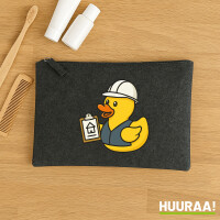 Kulturbeutel Quietscheente Bauingenieurwesen Comic...