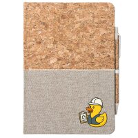 Notizbuch A5 Quietscheente Bauingenieurwesen Comic...