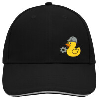 Kappe Quietscheente Maschinenbau Comic Gummiente