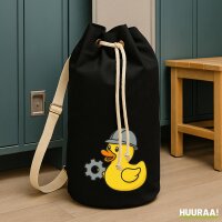 Seesack Quietscheente Maschinenbau Comic Gummiente 20...