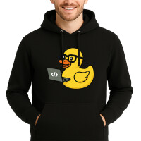 Unisex Hoodie Quietscheente Softwareentwicklung Comic...