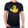 Herren T-Shirt Quietscheente Datenanalyse Comic Gummiente