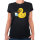 Damen T-Shirt Quietscheente Datenanalyse Comic Gummiente