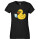 Damen T-Shirt Quietscheente Datenanalyse Comic Gummiente