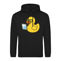 Unisex Hoodie Quietscheente Datenanalyse Comic Gummiente