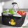 Einkaufskorb faltbar Quietscheente Datenanalyse Comic Gummiente 20 Liter Black