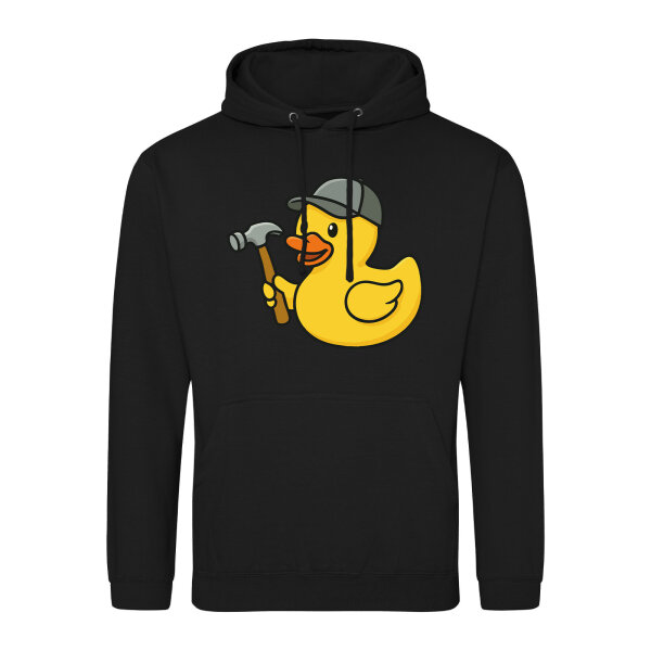 Unisex Hoodie Quietscheente Handwerk Comic Gummiente