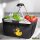 Einkaufskorb faltbar Quietscheente Handwerk Comic Gummiente 20 Liter Black