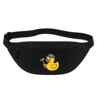 Bauchtasche Quietscheente Handwerk Comic Gummiente 2,5...